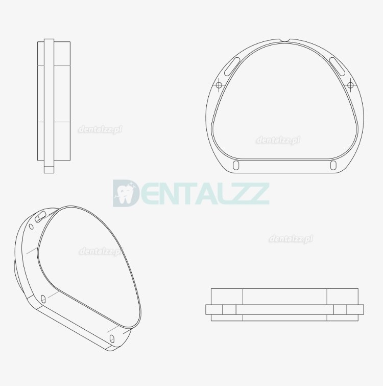 1 szt. Dental ST / HT bloczki tlenku cyrkonu dla systemu Amann Girrbach protezy zęby Cad Cam Block